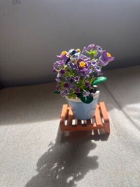 Lego Flower Pot and Stand